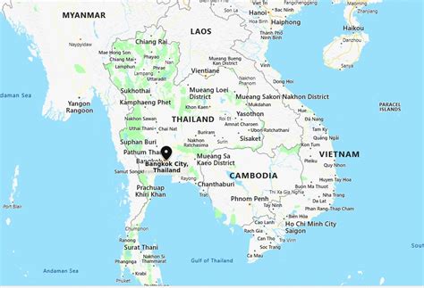 where is bangkok located.